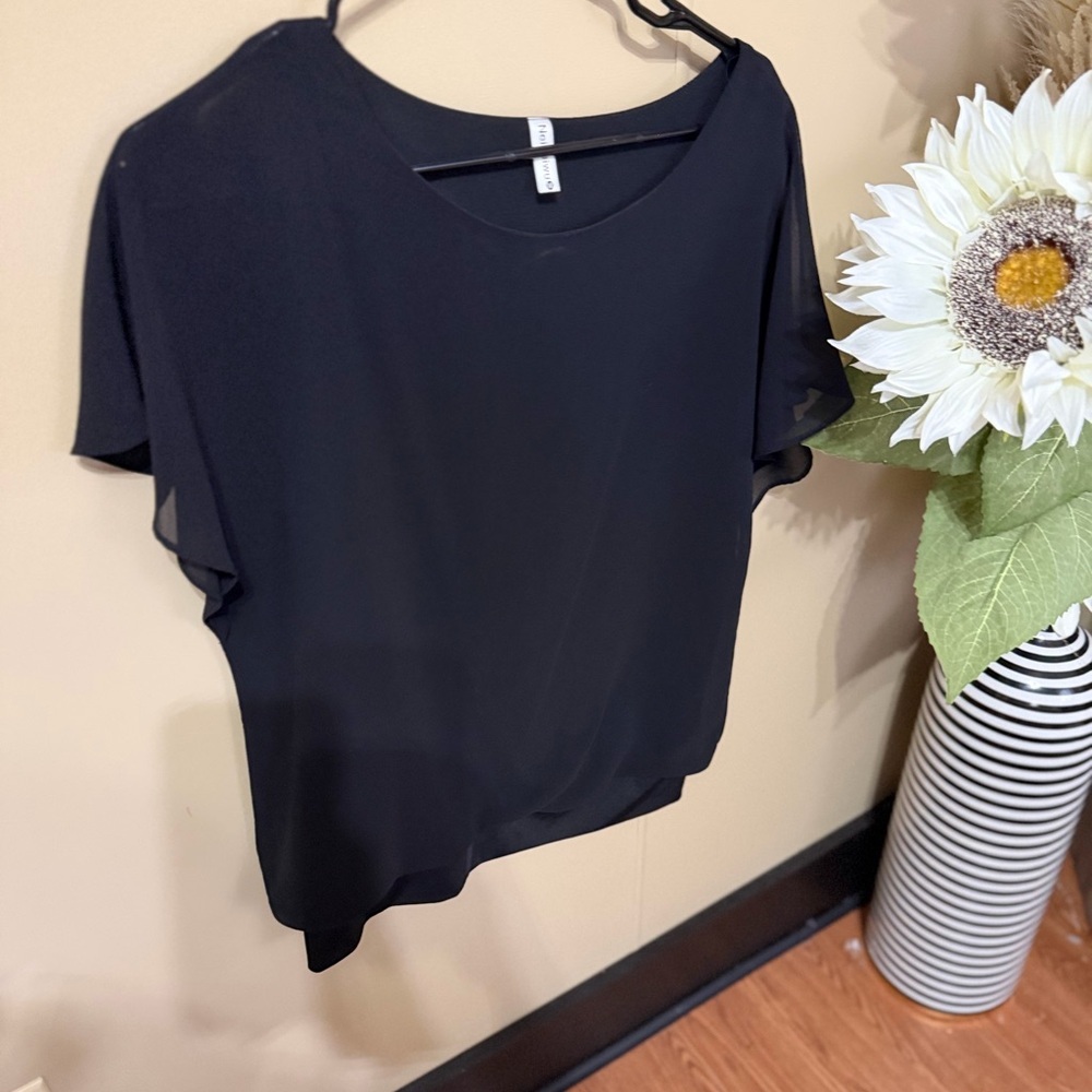 Elegant Black Women's Top